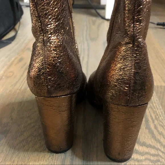 Kenzie gold booties - Picture 2 of 7